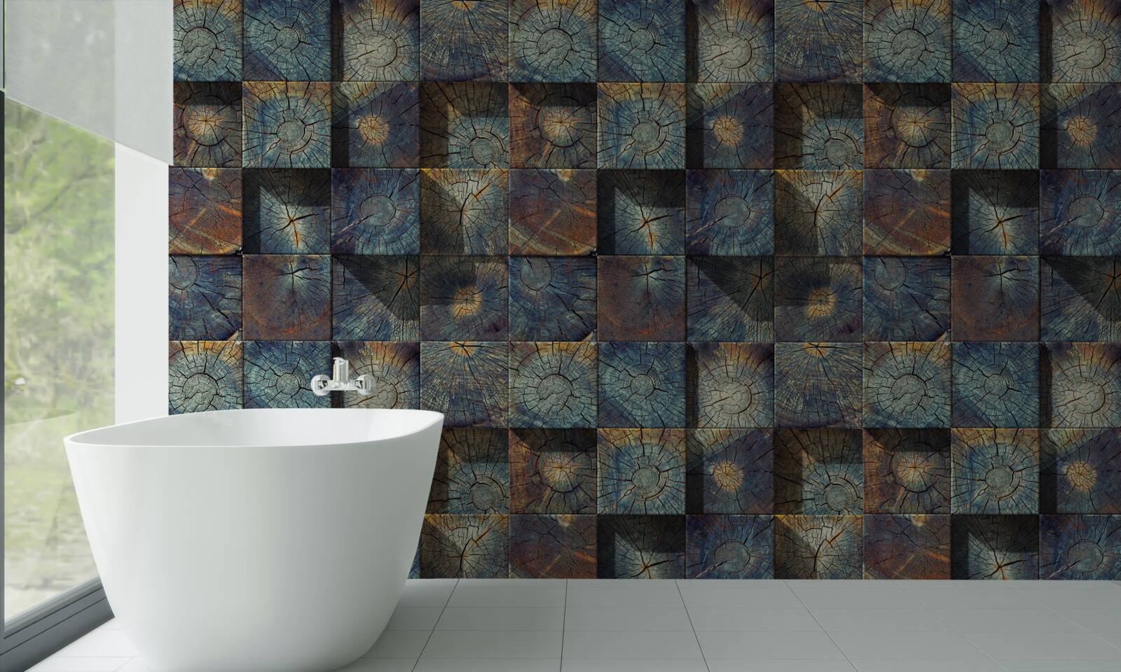 Fototapet puieți de copaci mici