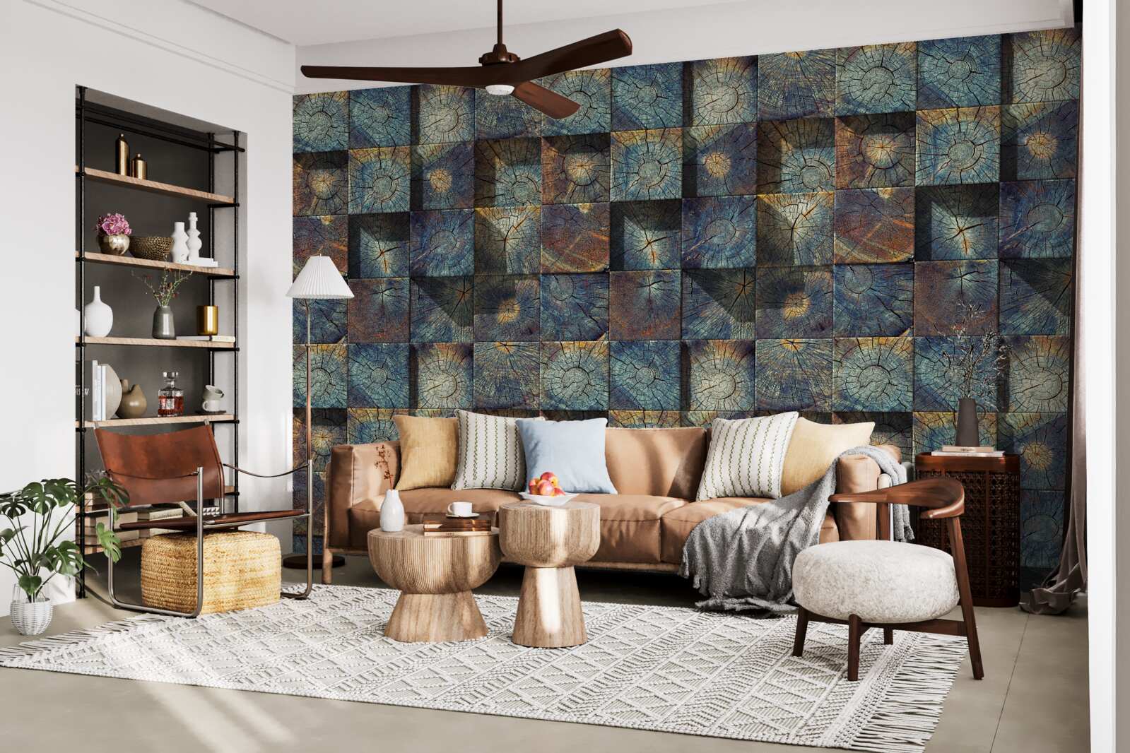 Fototapet puieți de copaci mici