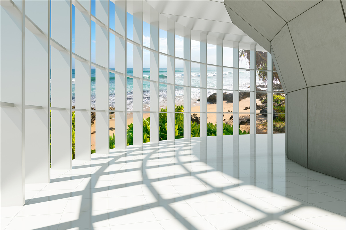 Fototapet hol spațios, luminos