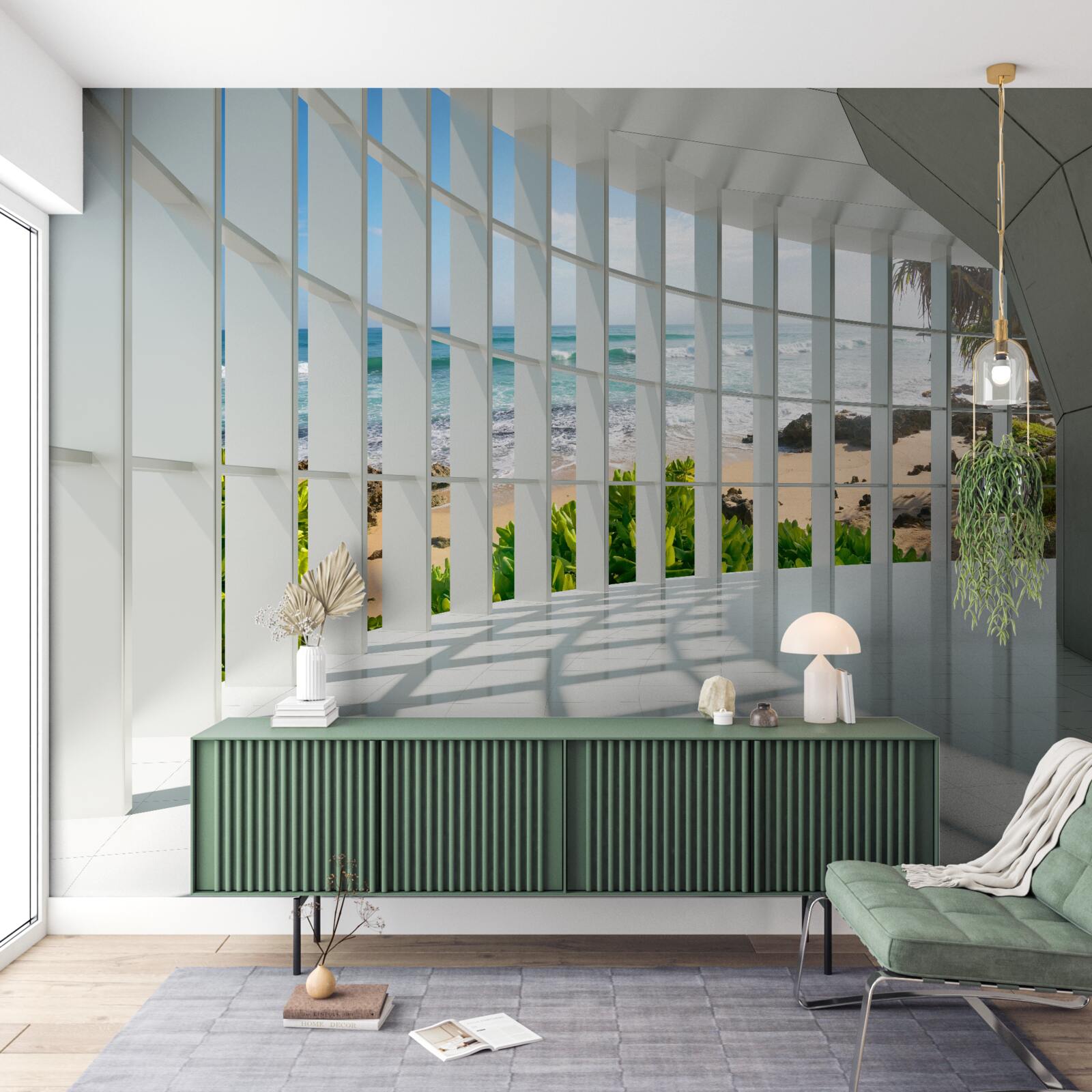 Fototapet hol spațios, luminos