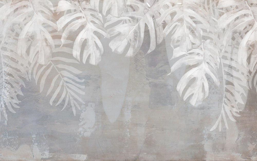Fototapet frunze albe de palmier