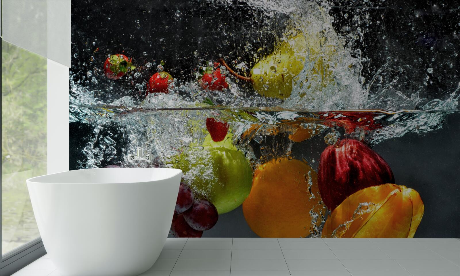 Fototapet fructe lichide