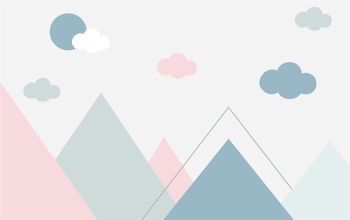 Fototapet nori și vârfuri