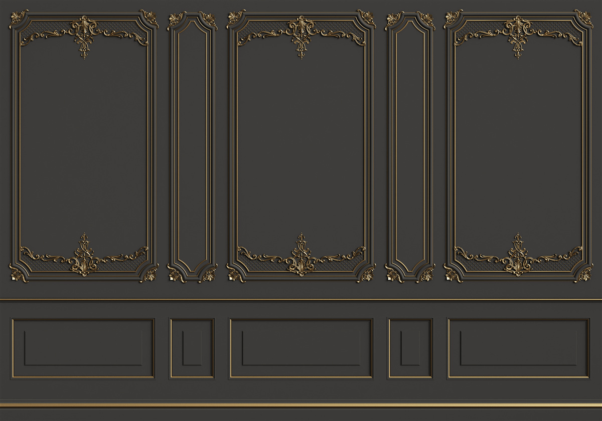 Fototapet perete interior tradițional