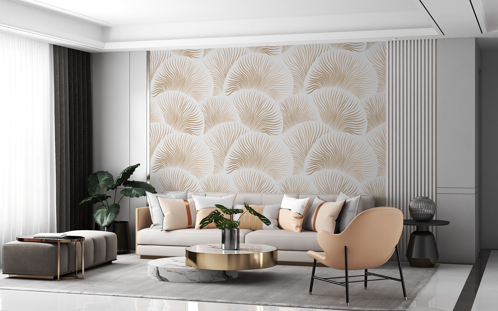 Fototapet corali strălucitori