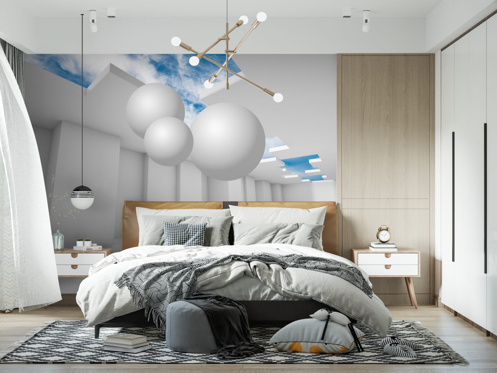 Fototapet depozit luminos