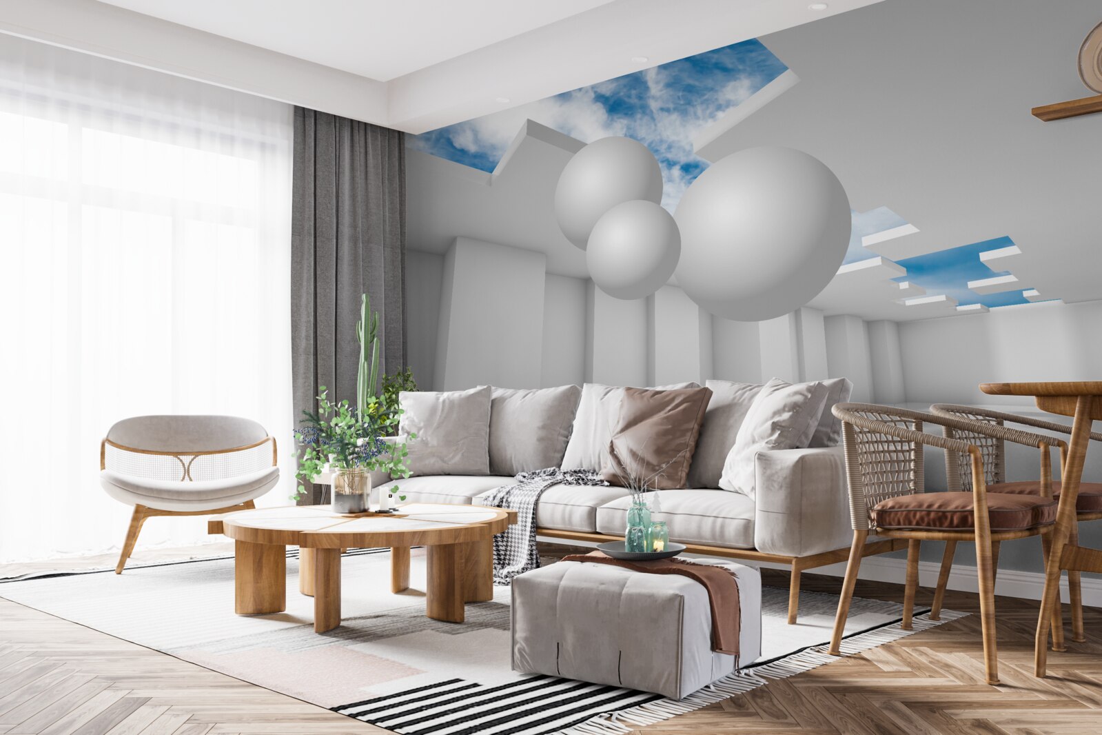 Fototapet depozit luminos