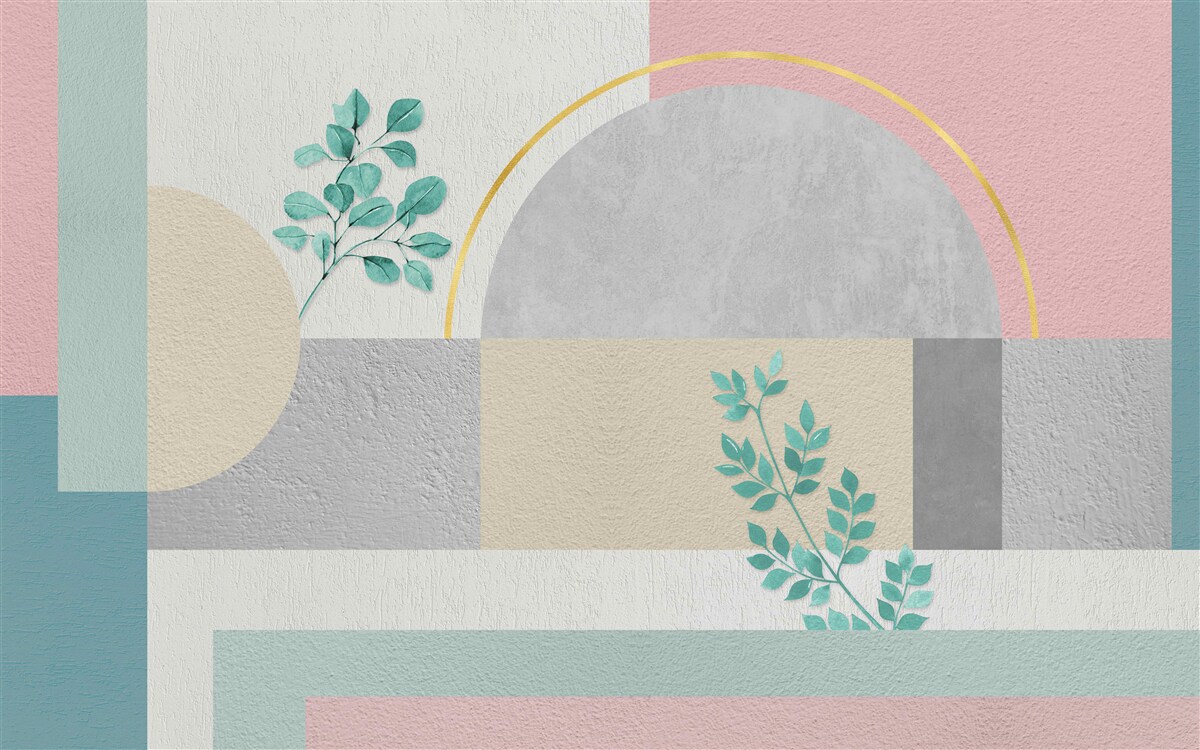 Fototapet fundalul minimalist iese în evidență prin originalitatea sa