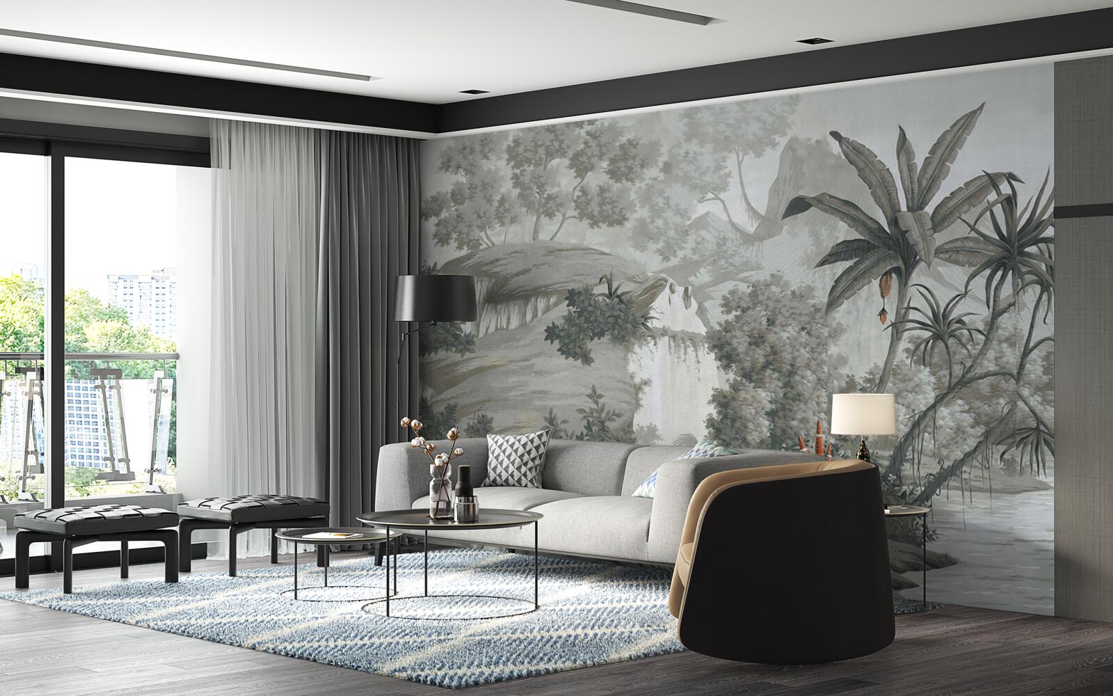 Fototapet junglă întunecată