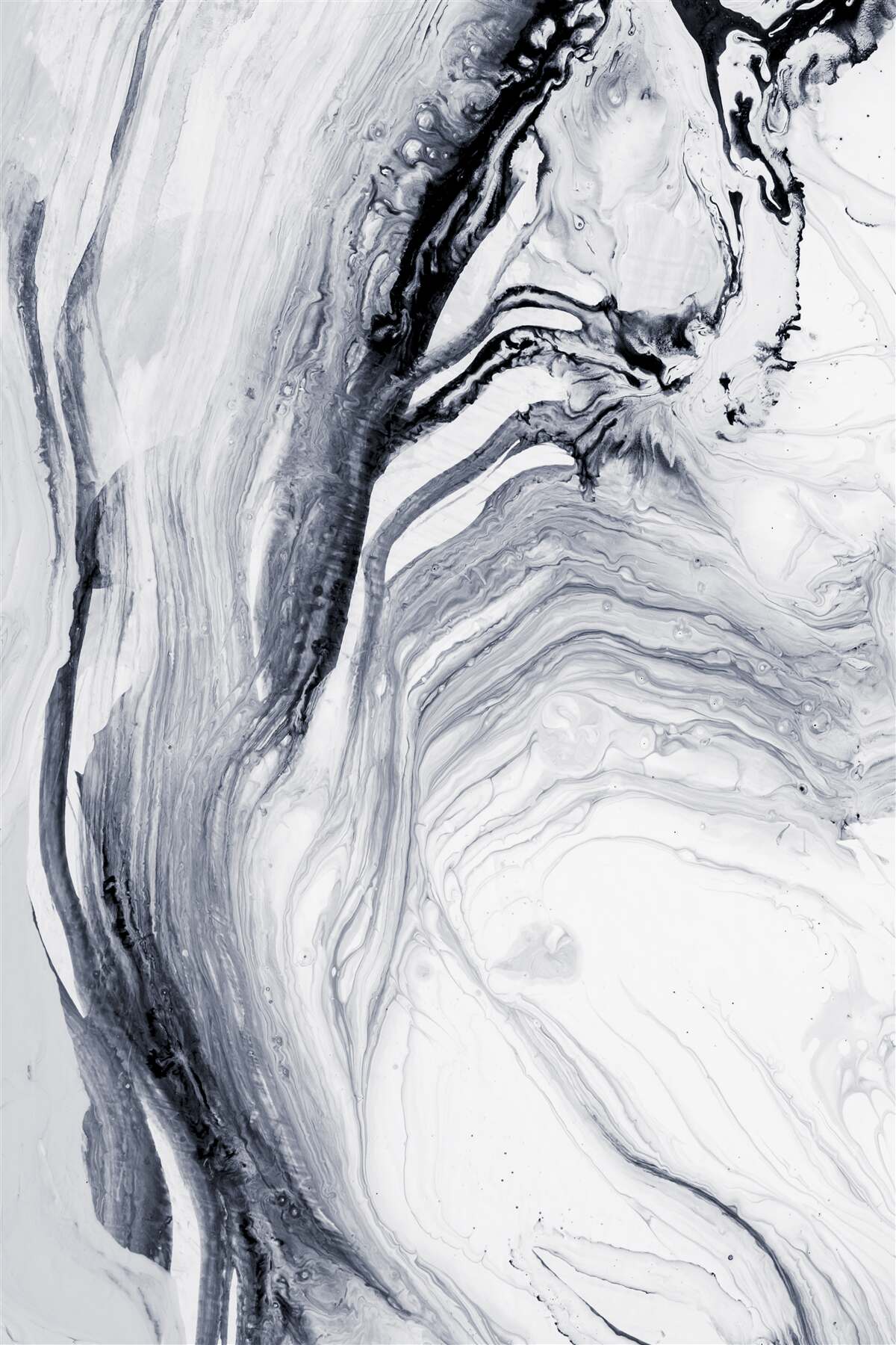 Fototapet valuri gri neclare