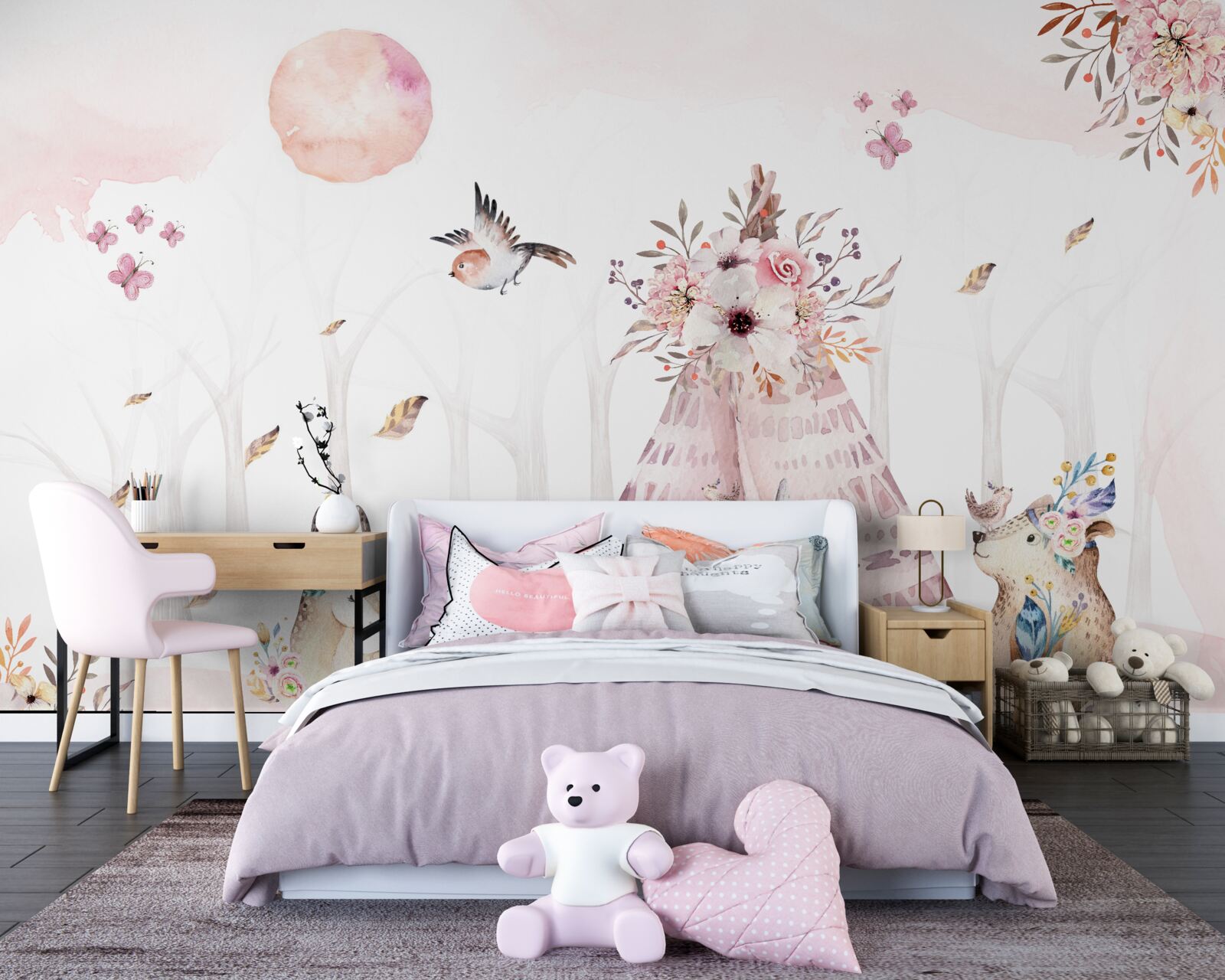 Fototapet erau animale care se odihneau lângă cort