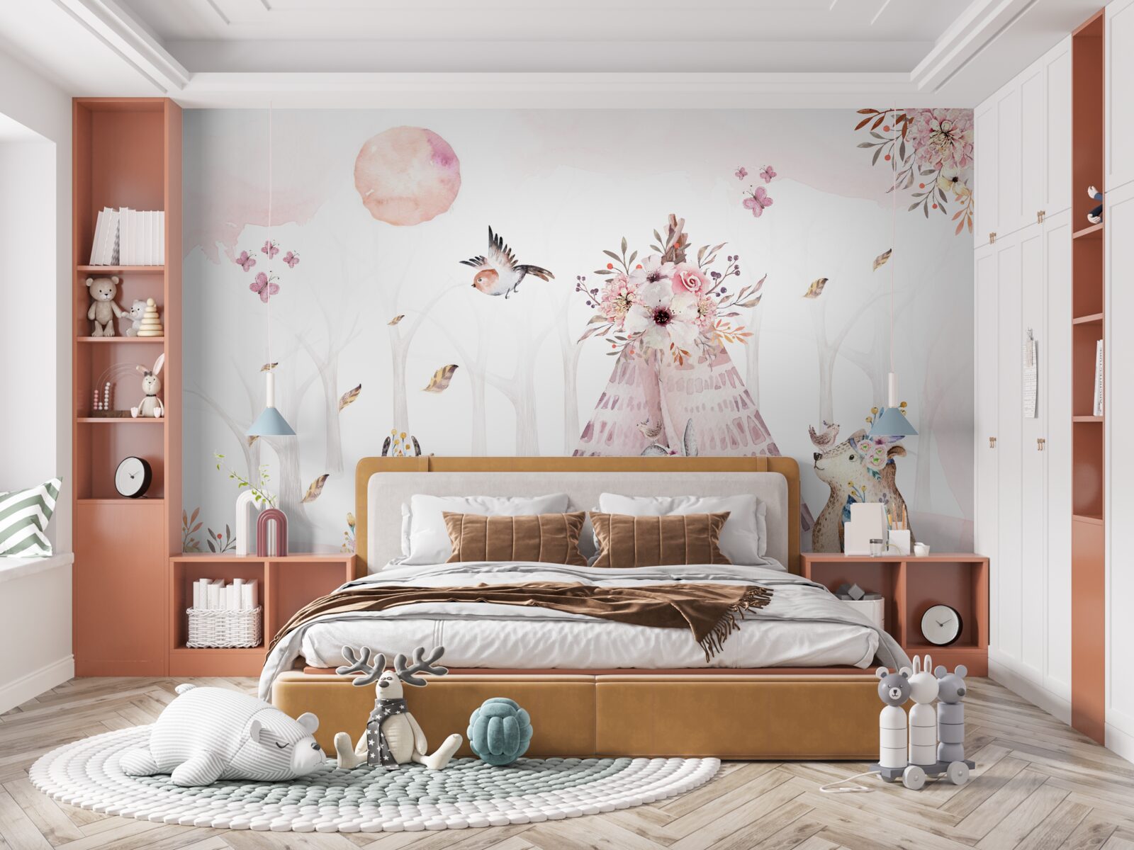 Fototapet erau animale care se odihneau lângă cort