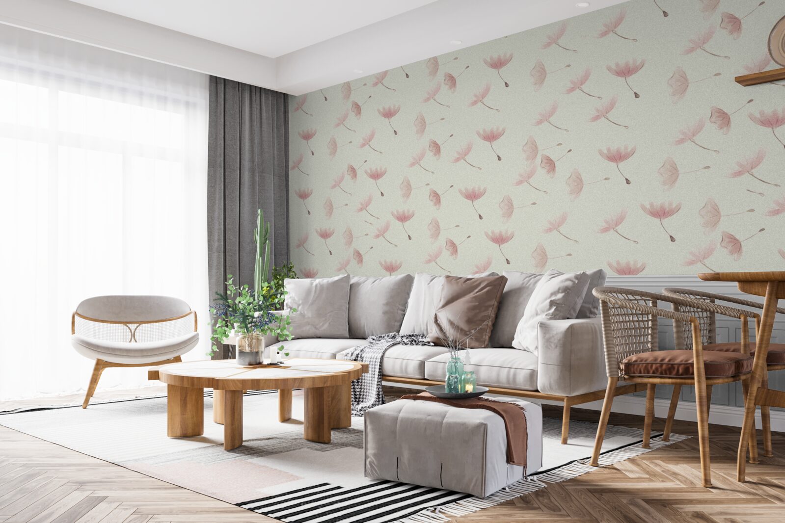 Fototapet iarbă de pampas