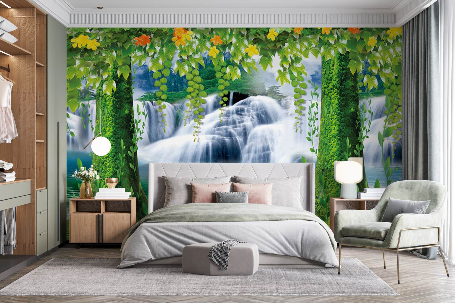 Fototapet peisaj luminos