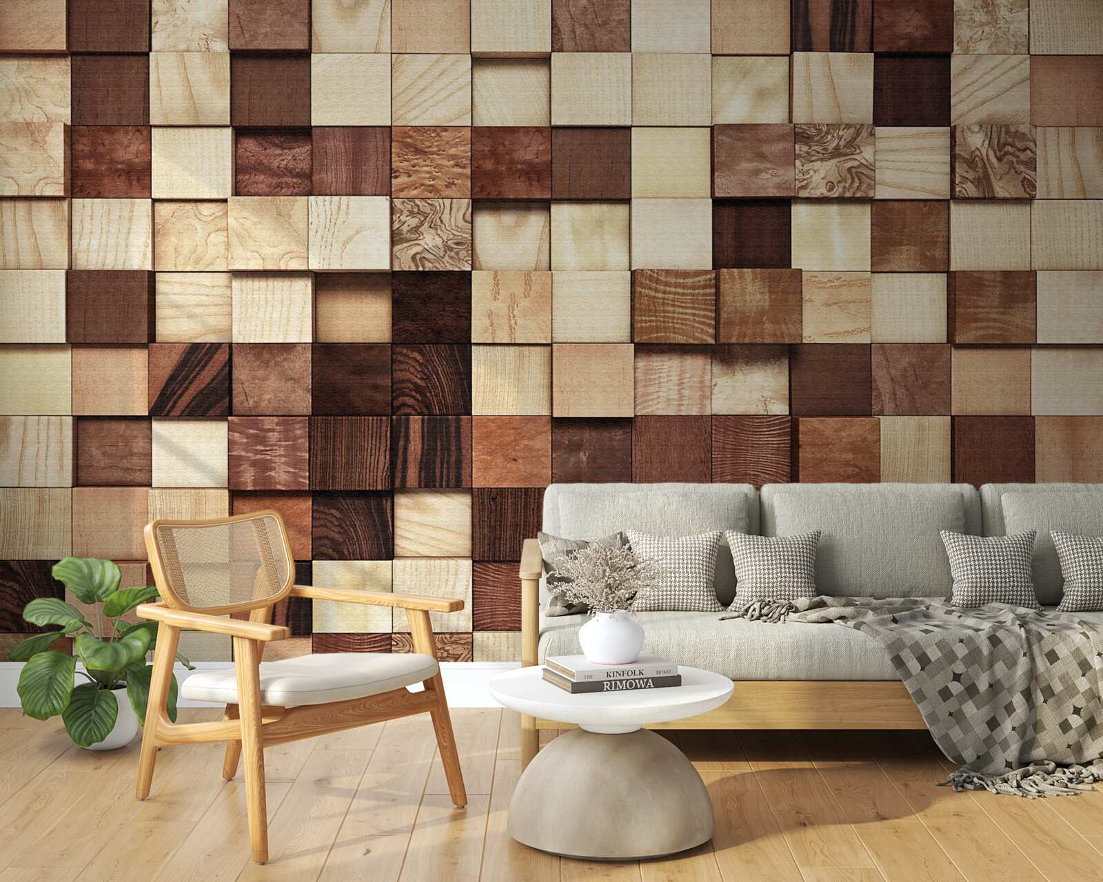 Fototapet pătrate mici în culori diferite