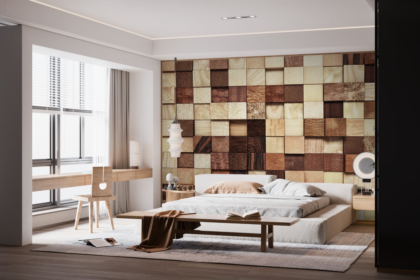 Fototapet pătrate mici în culori diferite