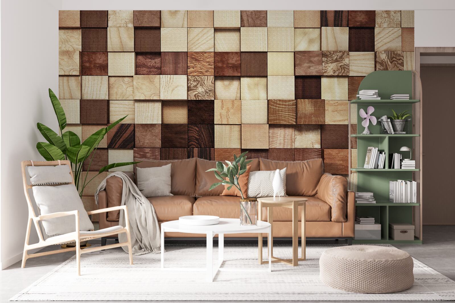 Fototapet pătrate mici în culori diferite