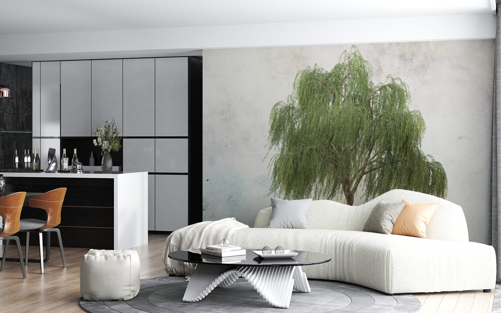 Fototapet salcie plângătoare