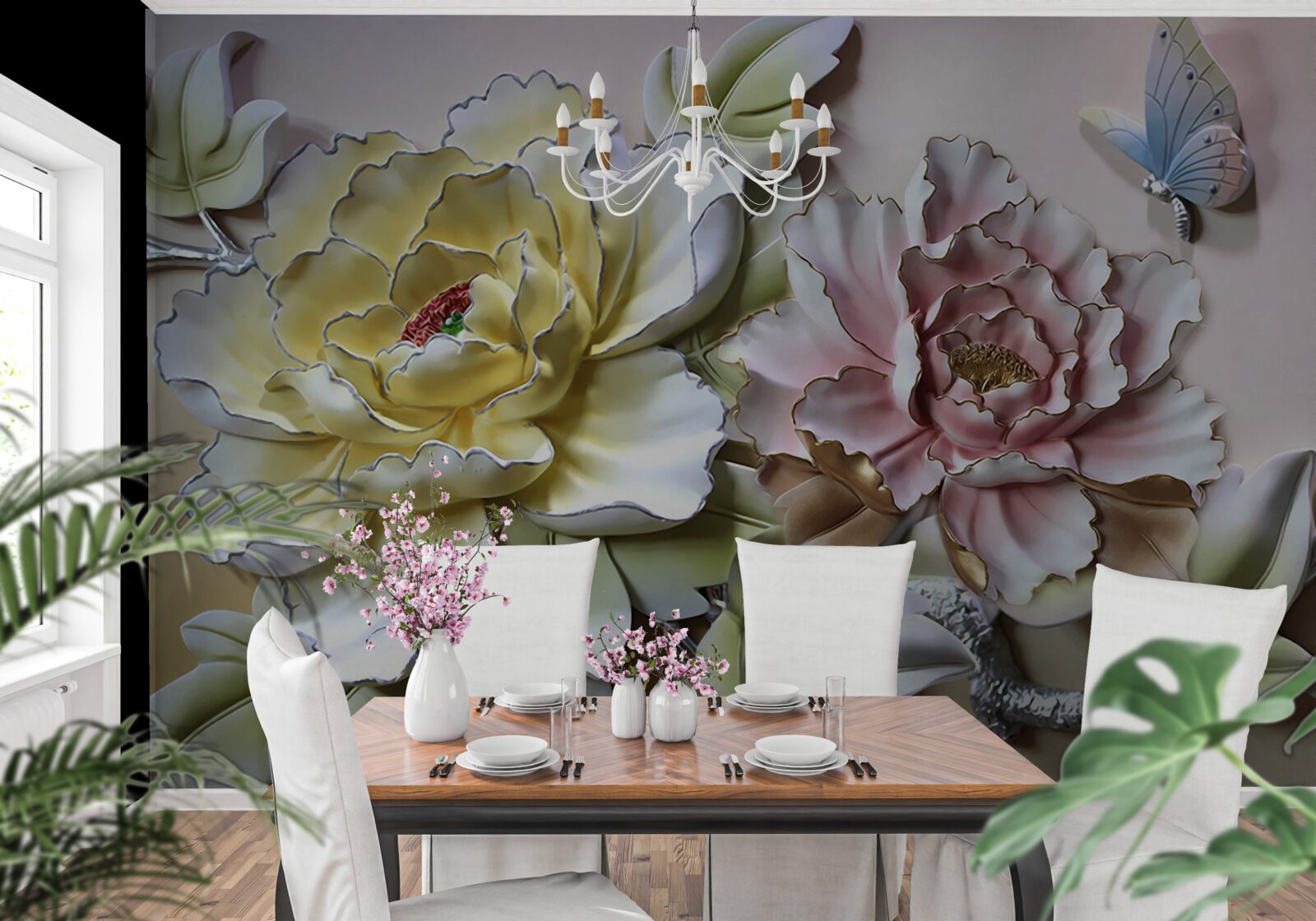 Fototapet flori magice