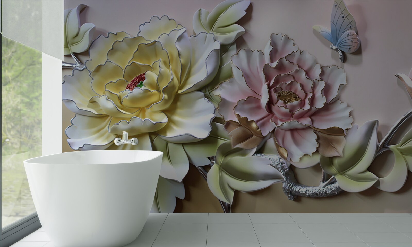 Fototapet flori magice