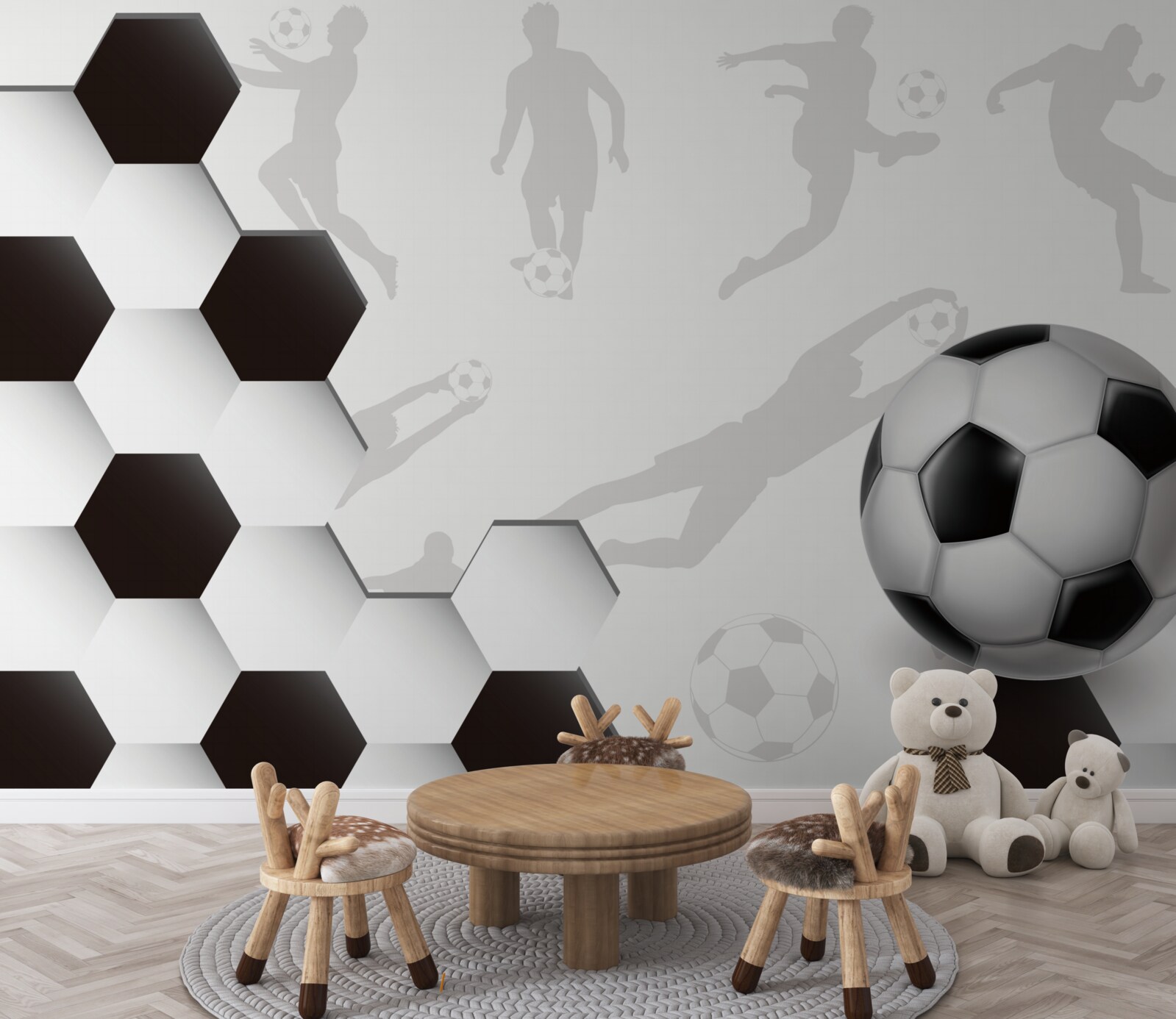 Fototapet tema fotbalului