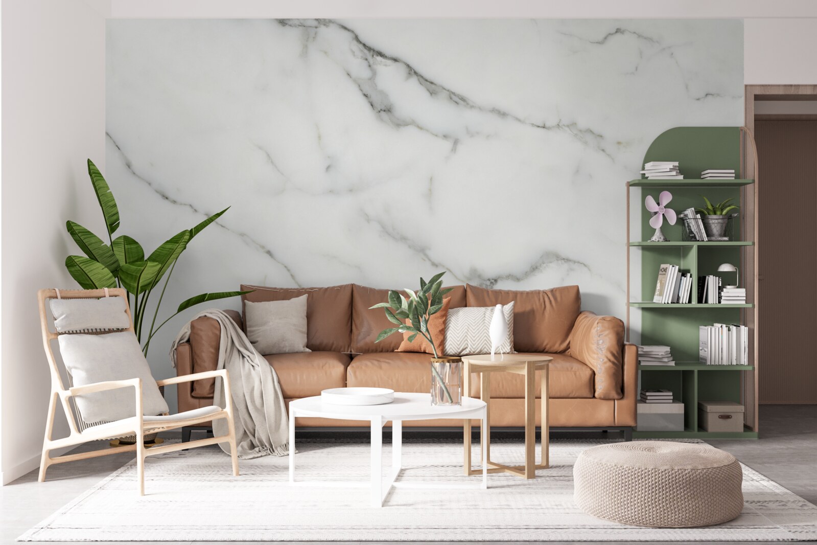 Fototapet fundal de marmură albă