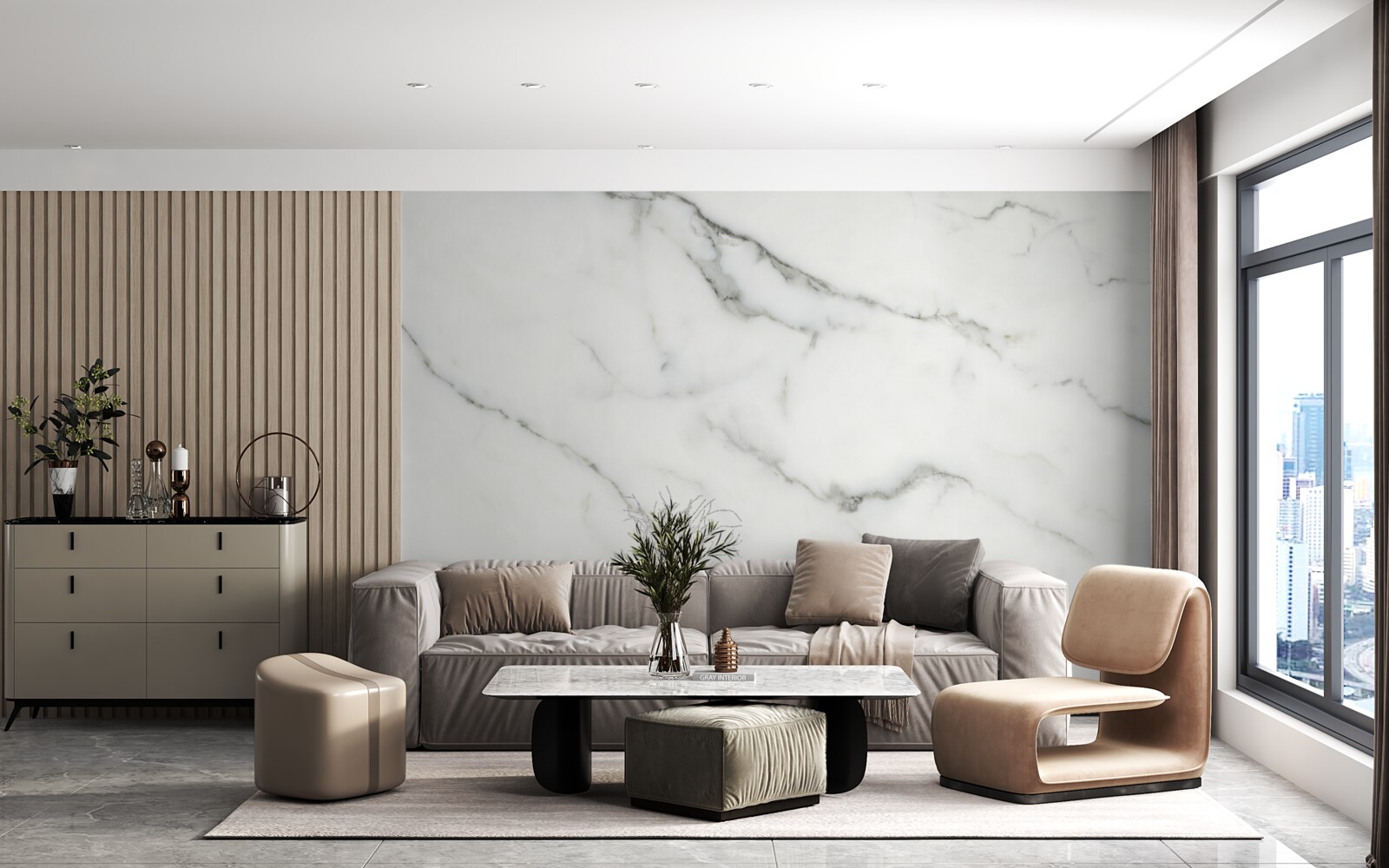 Fototapet fundal de marmură albă