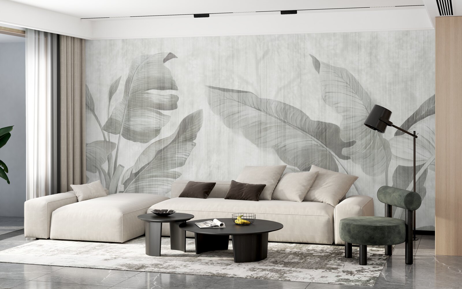 Fototapet frunze de palmier tropical