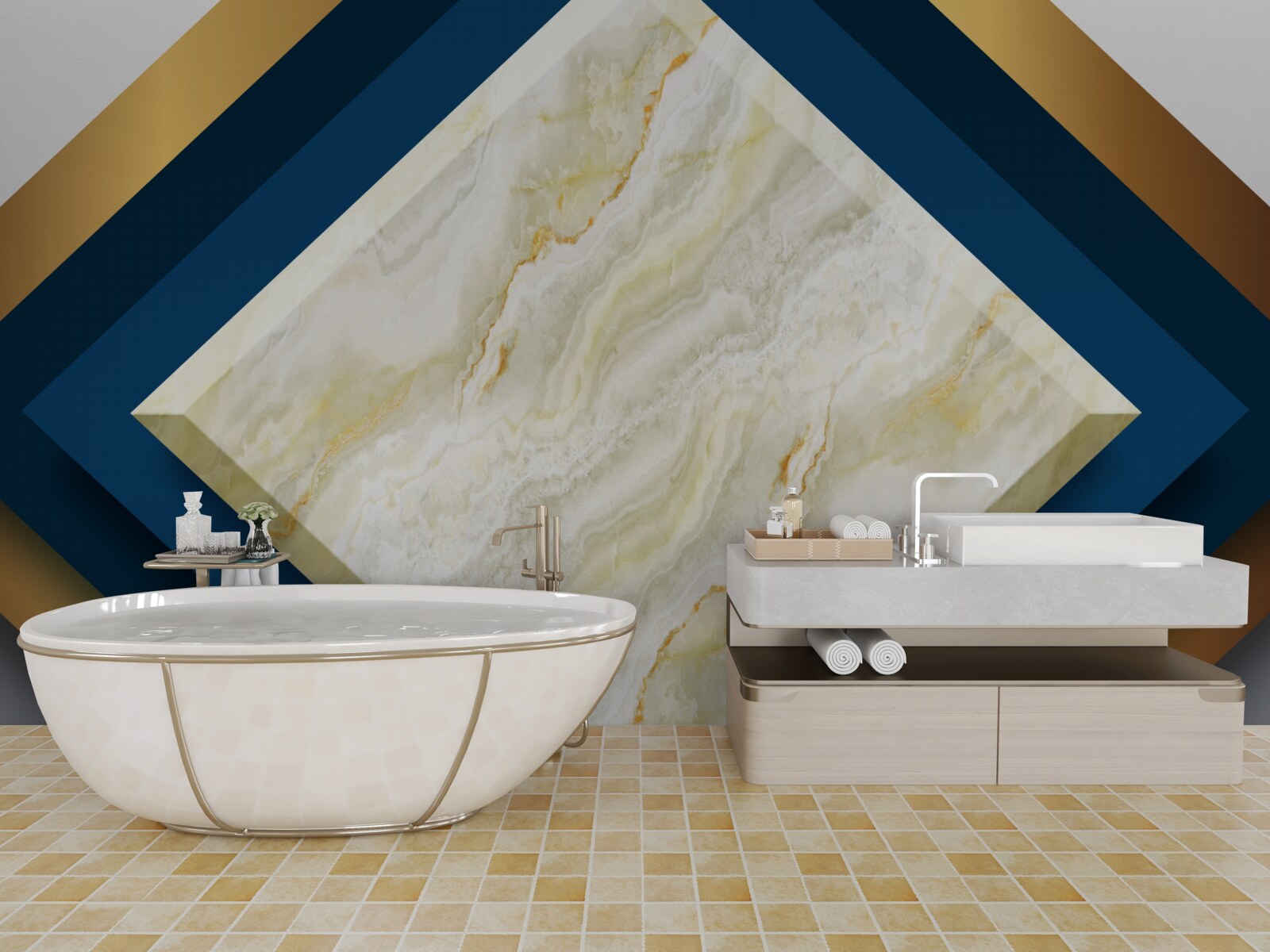 Fototapet panouri cu ceramică uimitoare