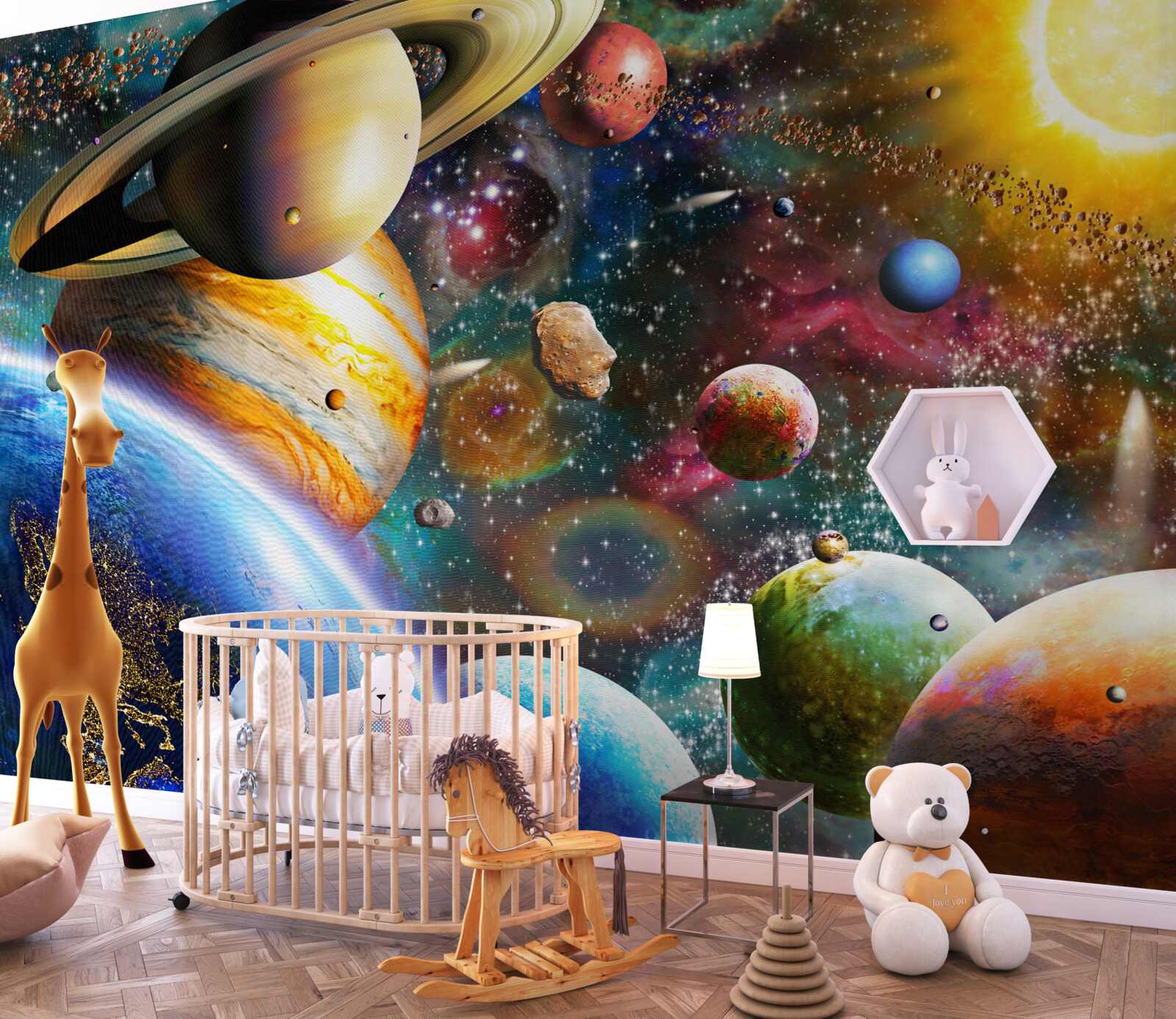 Fototapet univers luminos