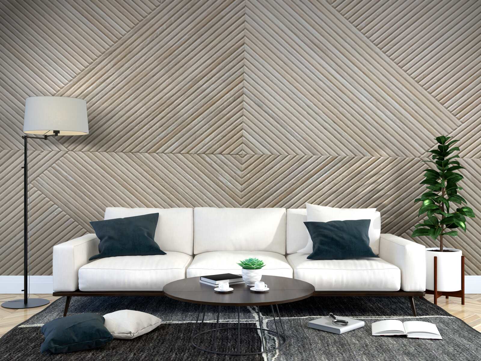 Fototapet lambro bej