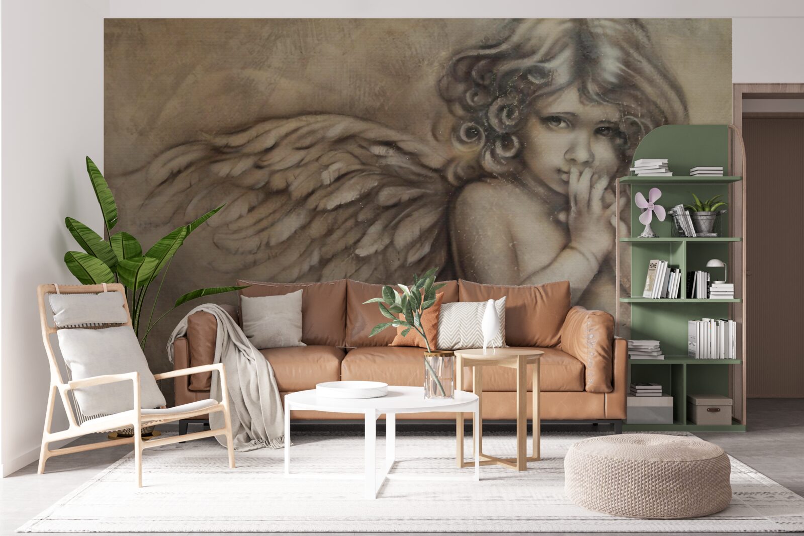 Fototapet imaginea unui îngeraș