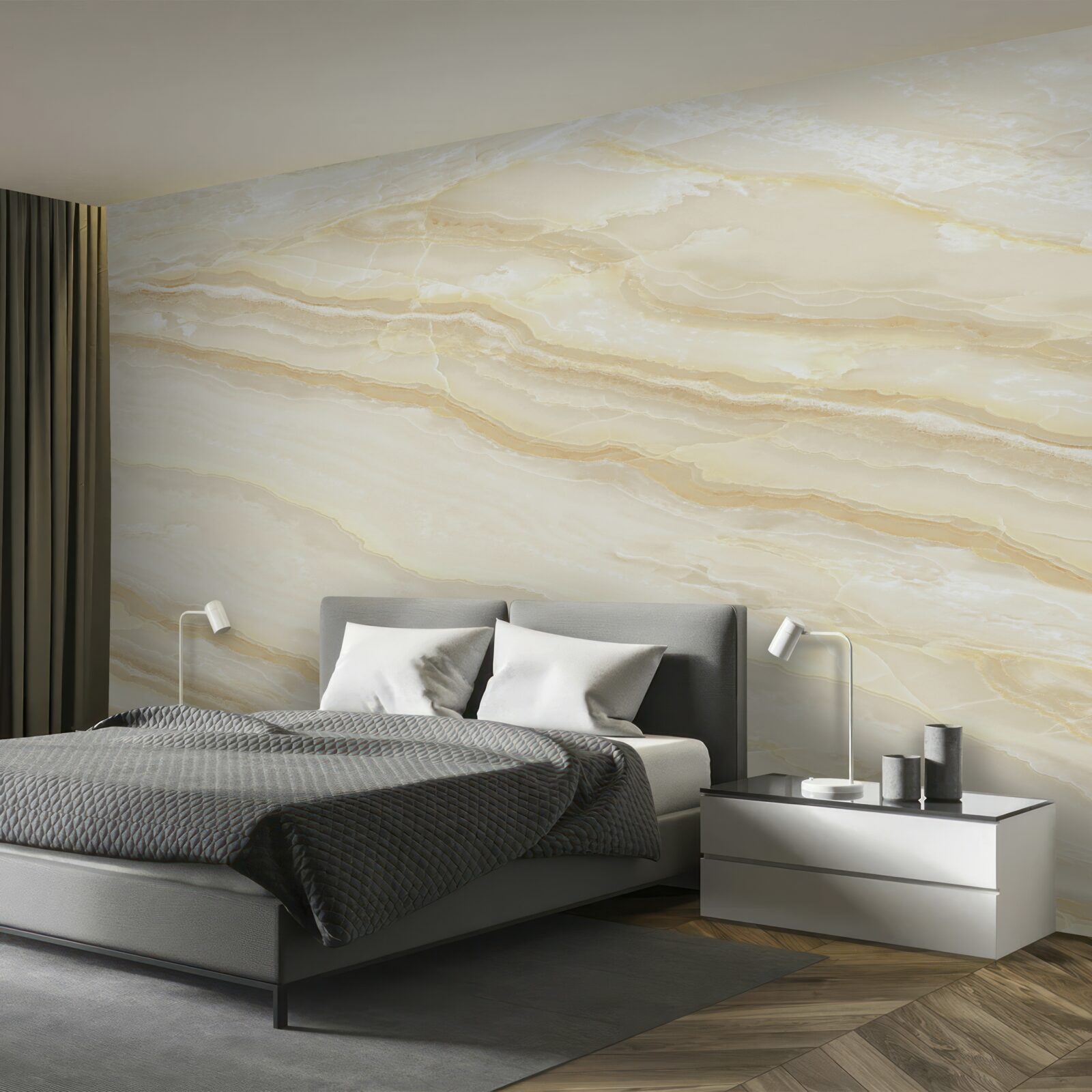 Fototapet plăci de porțelan bej