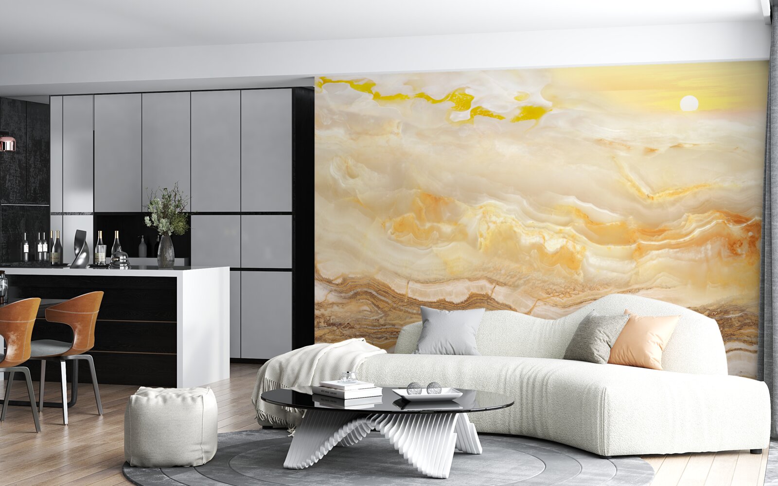 Fototapet marmură din munți