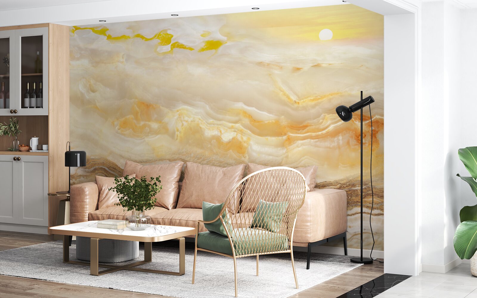 Fototapet marmură din munți