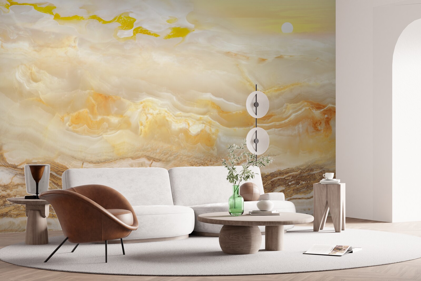 Fototapet marmură din munți