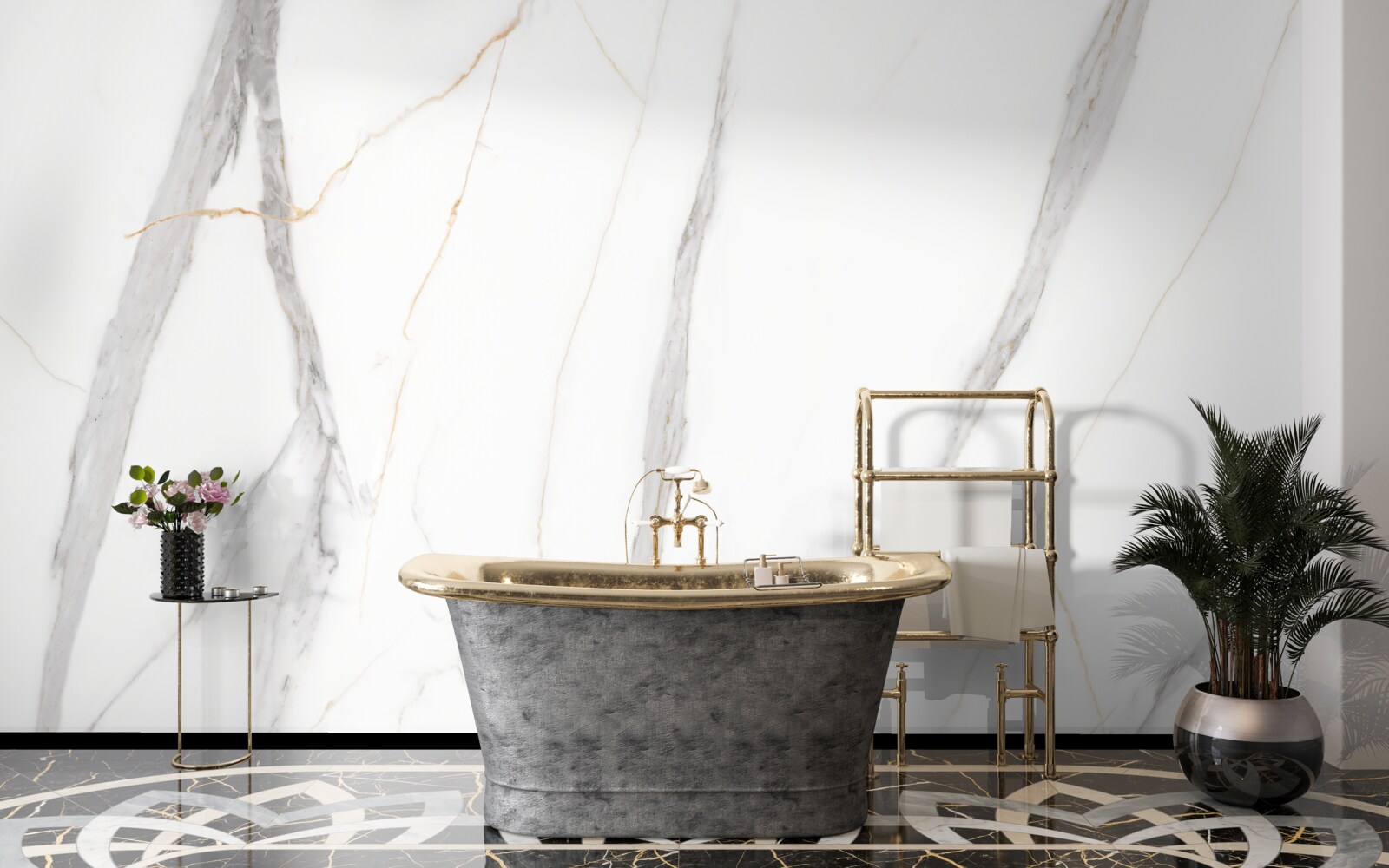 Fototapet fundal alb cu dungi gri