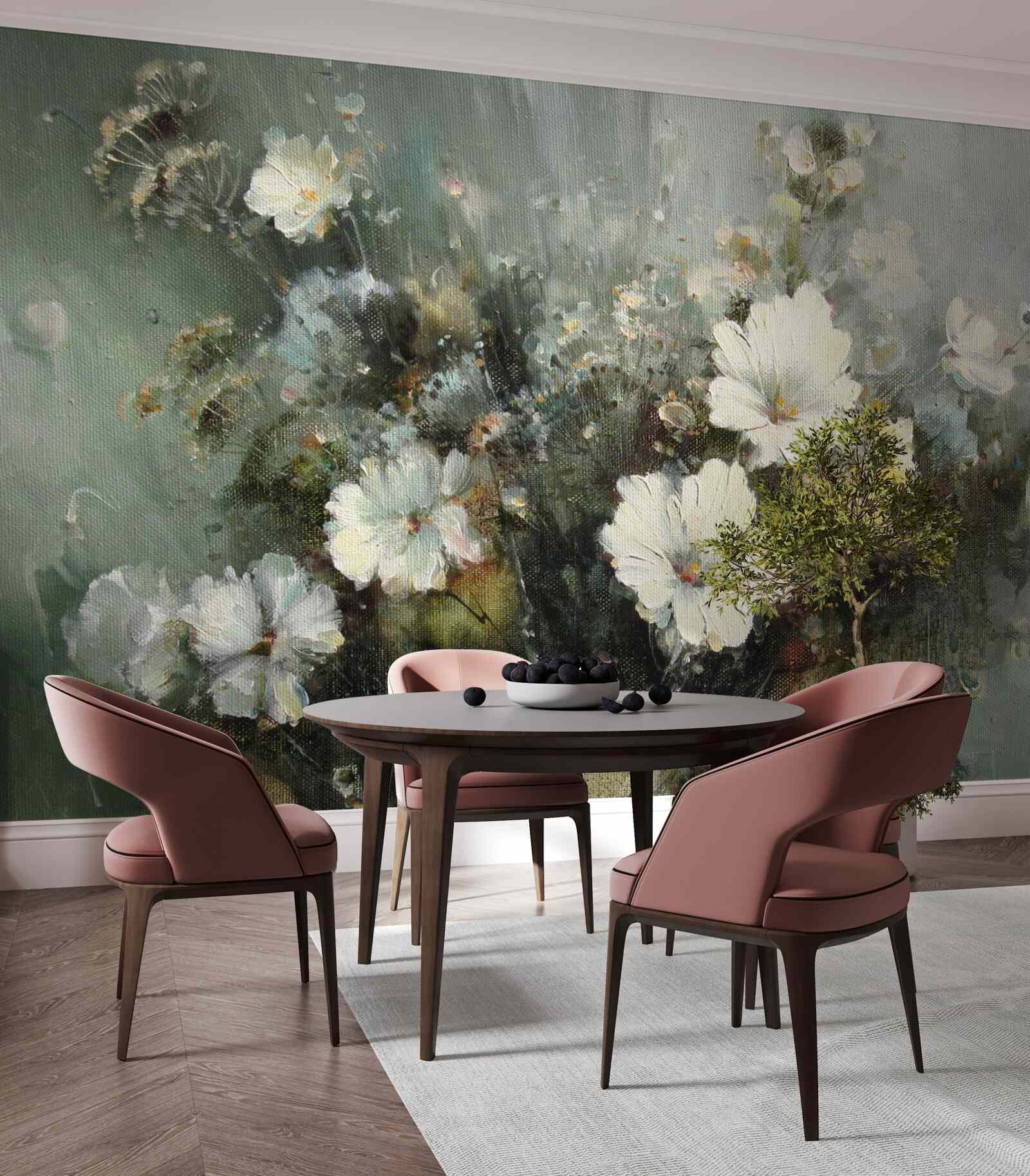 Fototapet compoziția diferitelor tipuri de flori