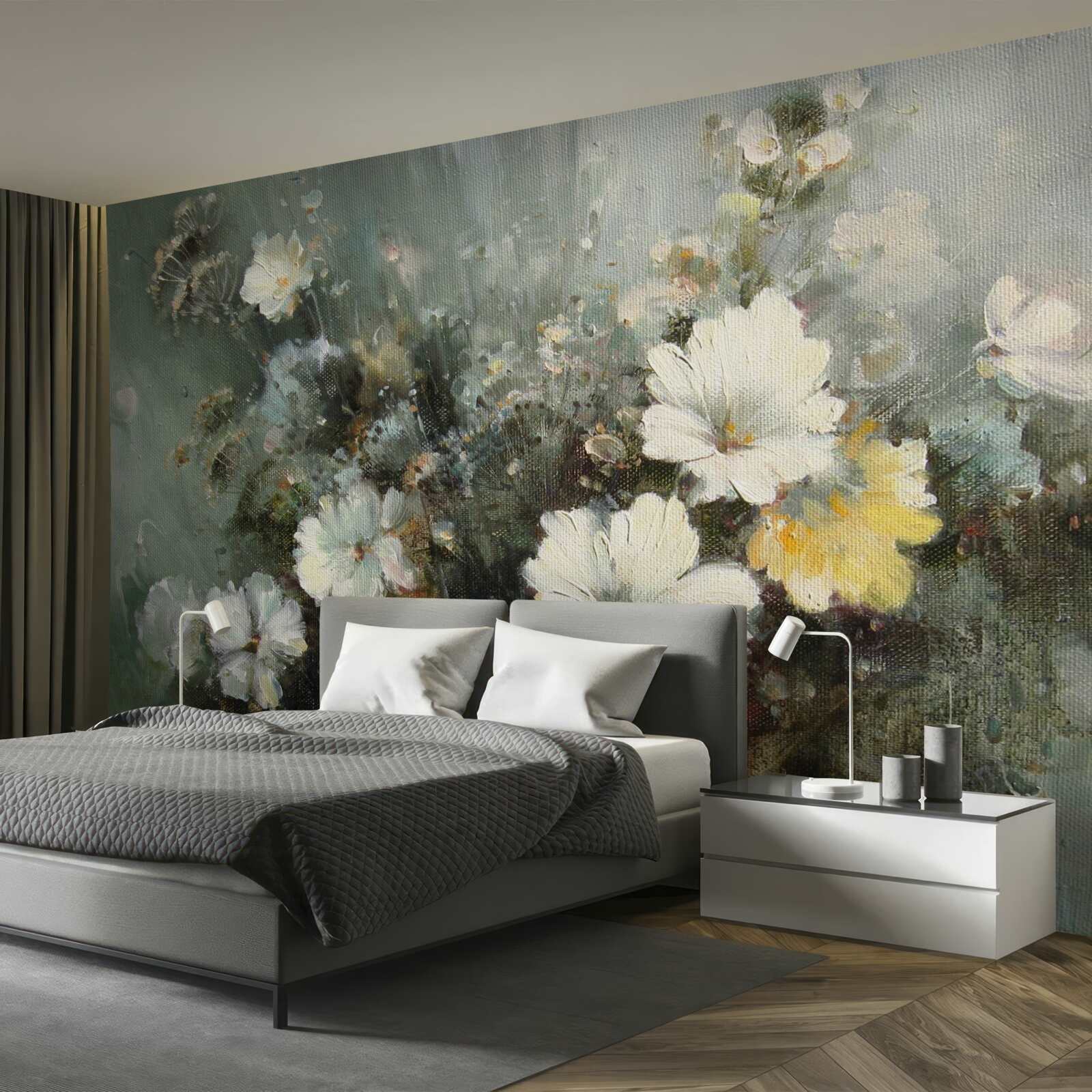 Fototapet compoziția diferitelor tipuri de flori