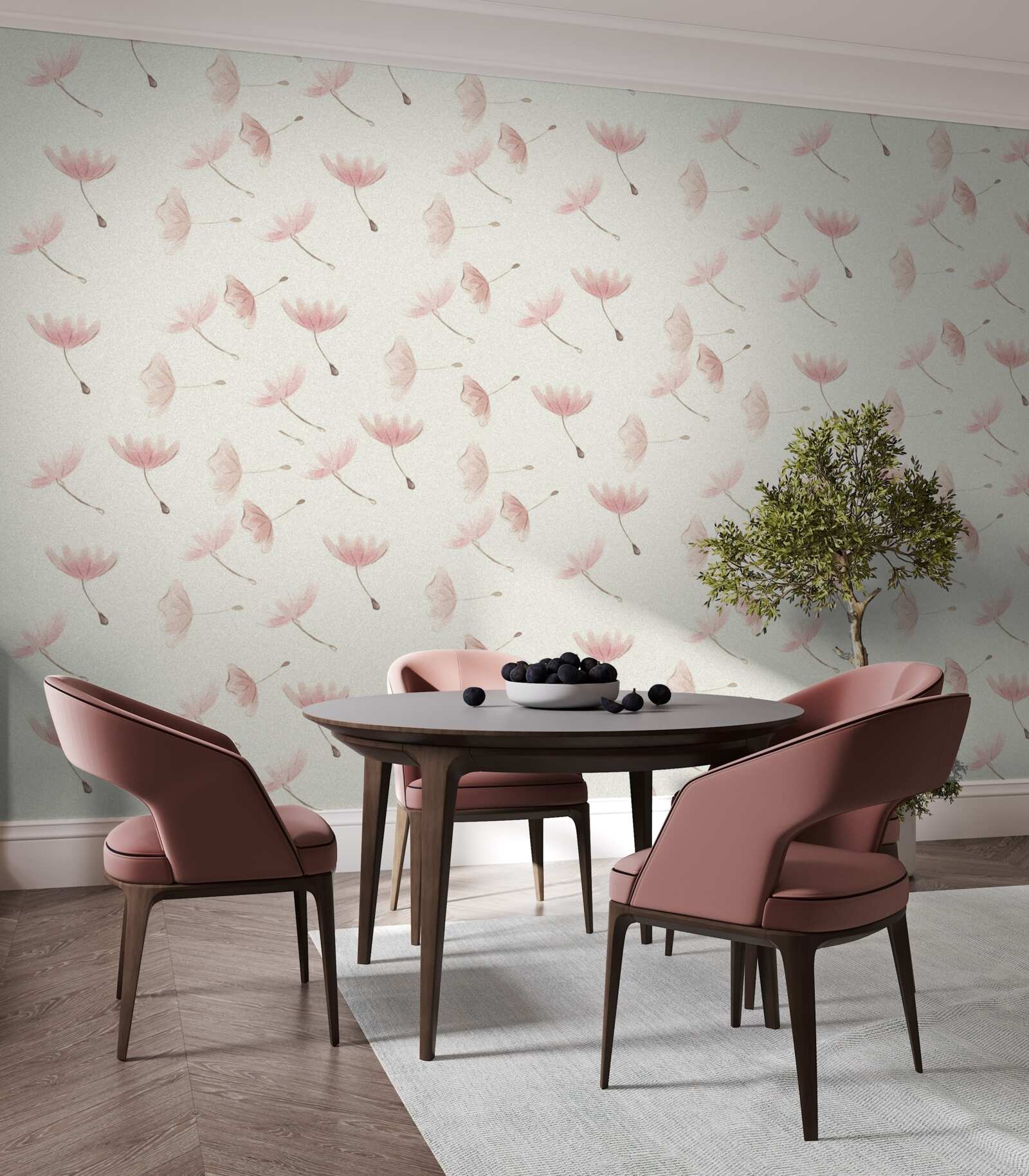 Fototapet numeroase flori mici