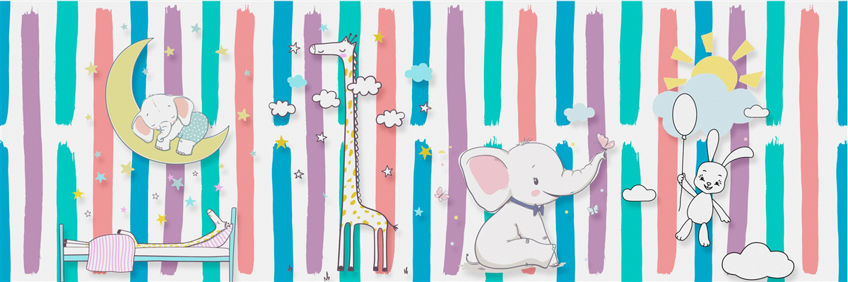 Fototapet animale mici și drăguțe