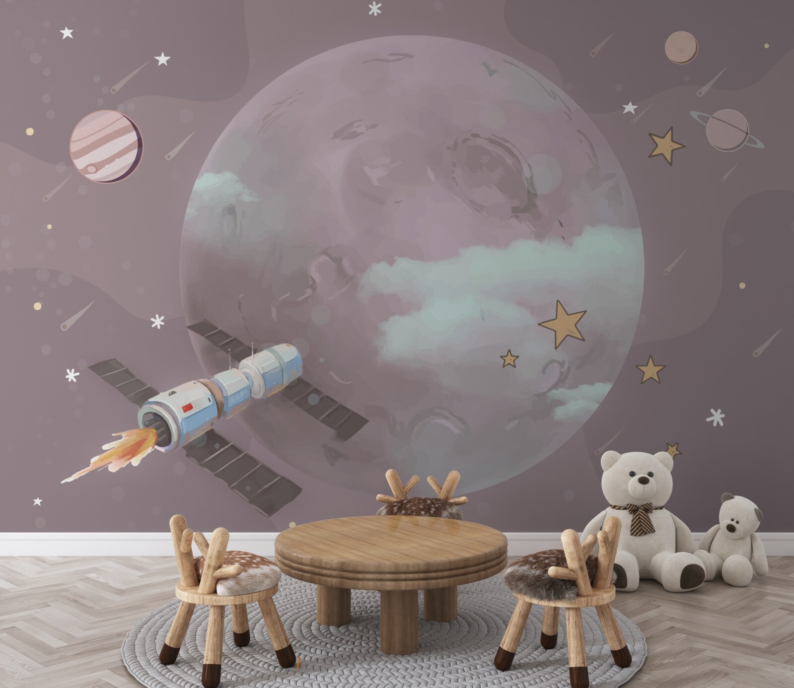 Fototapet satelit pe orbită