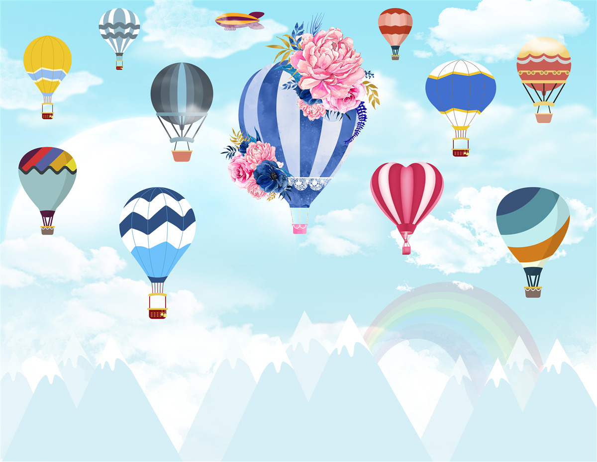 Fototapet bile luminoase pe cer