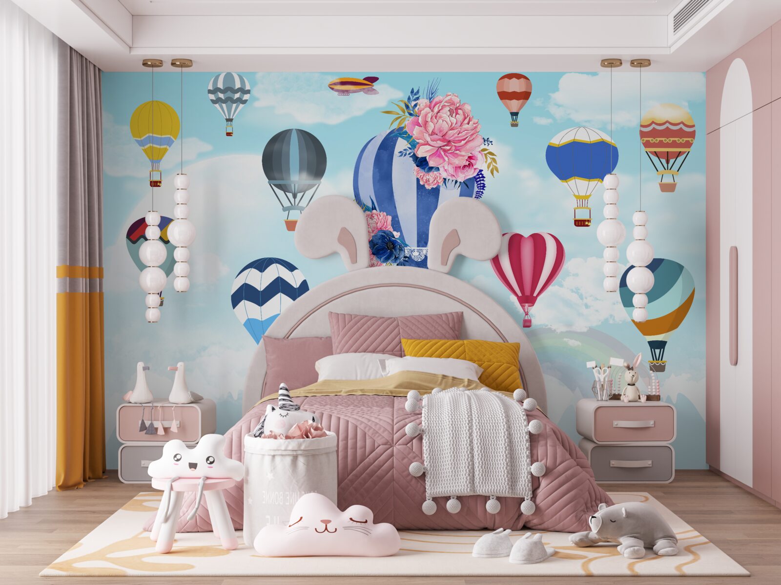 Fototapet bile de toate culorile curcubeului