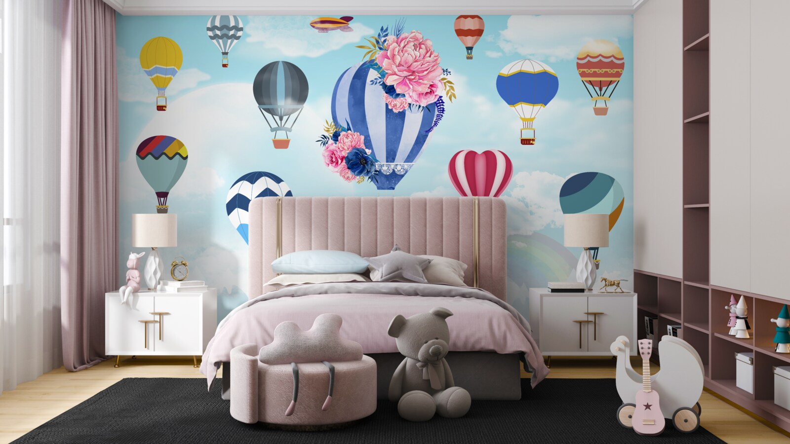 Fototapet bile de toate culorile curcubeului