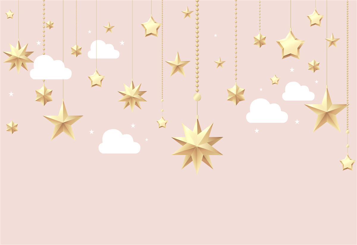 Fototapet stelele de aur cad