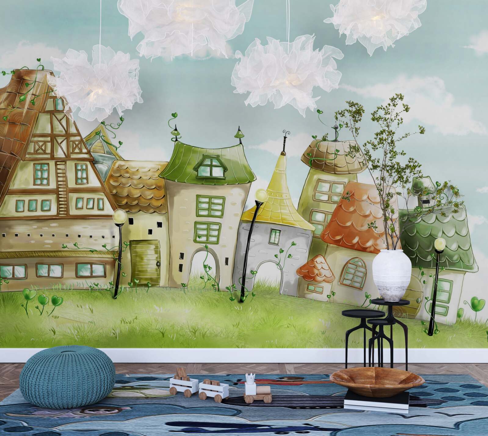 Fototapet orașul din fotografie