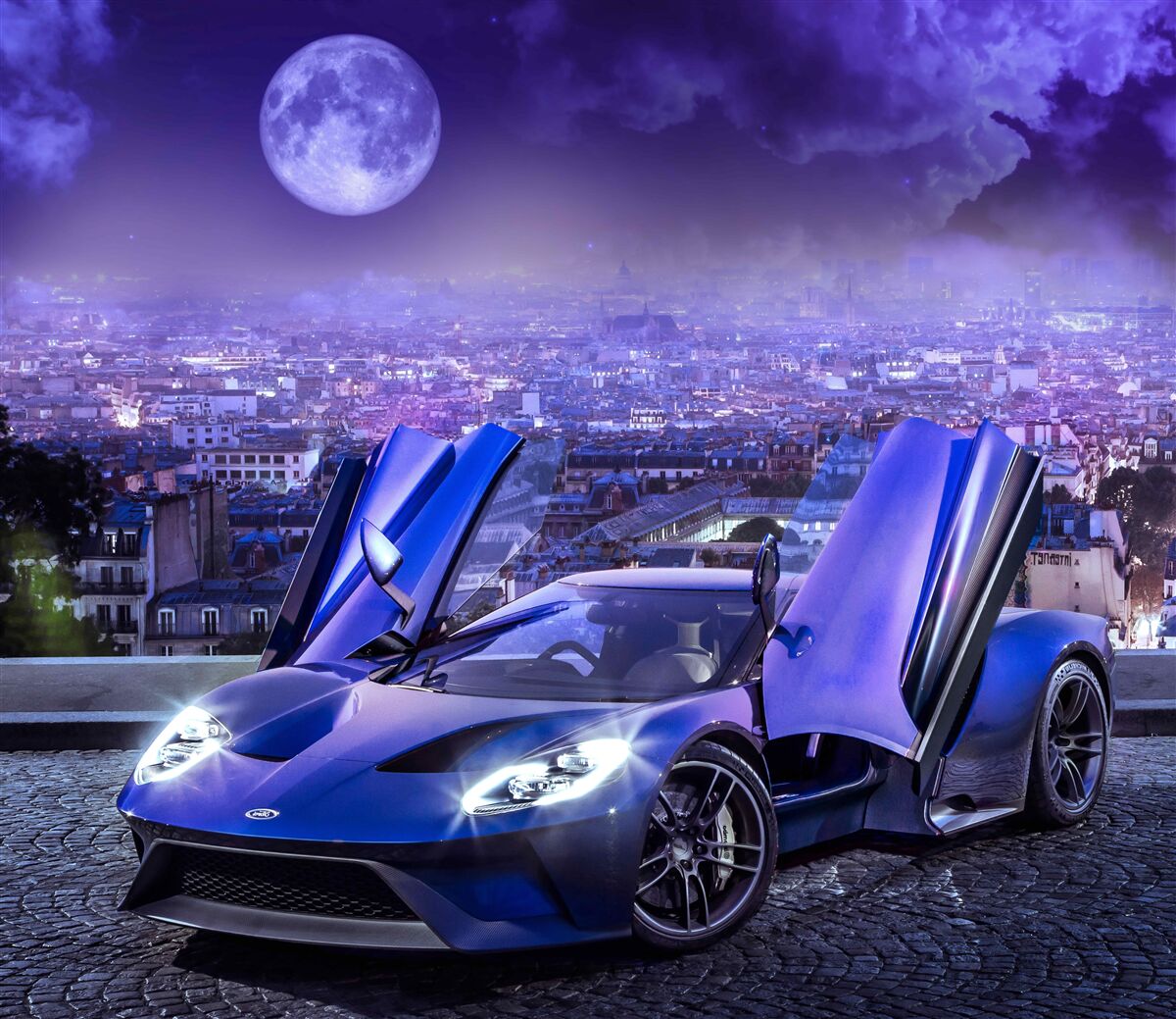 Fototapet mașină sport elegantă