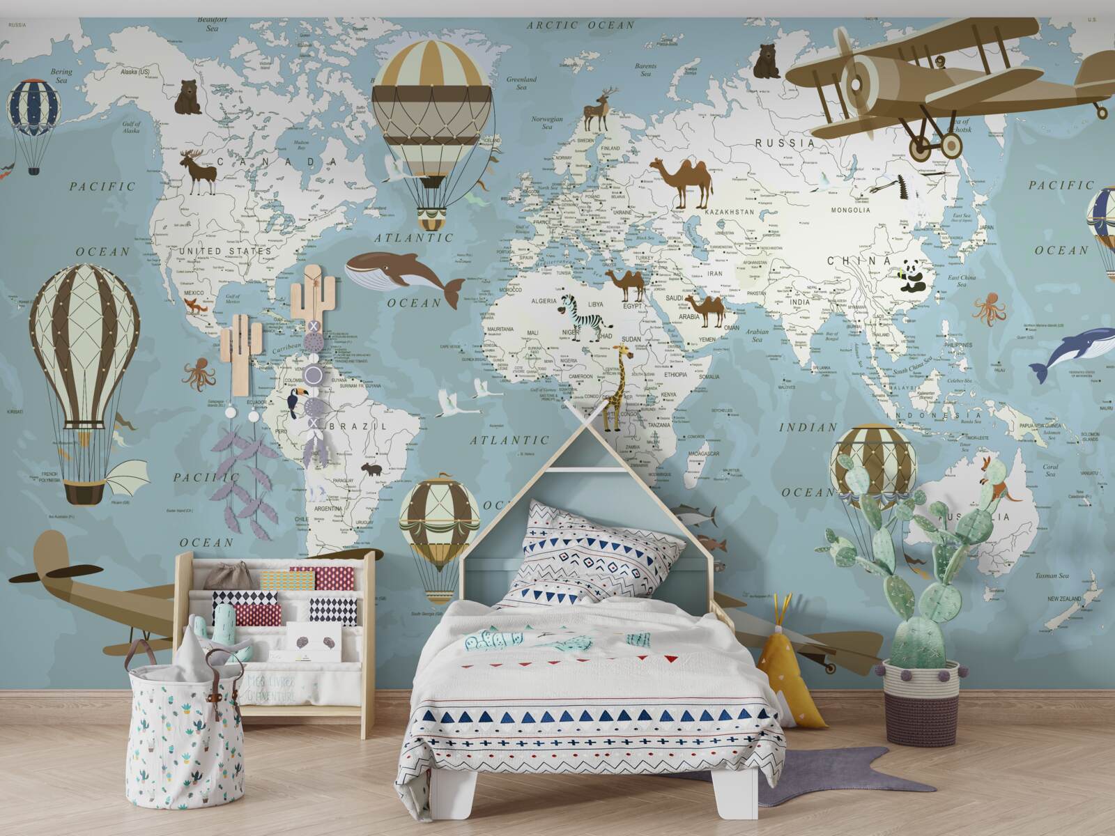 Fototapet harta lumii