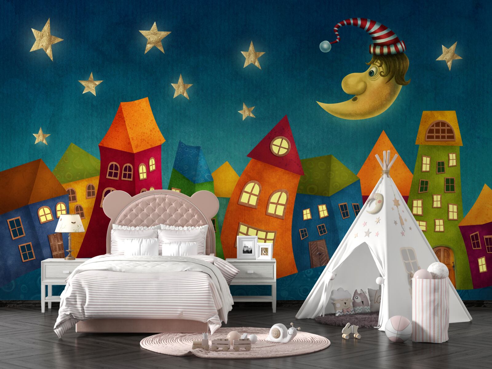 Fototapet clădiri luminoase